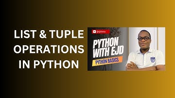 12. List & Tuple Operations in Python