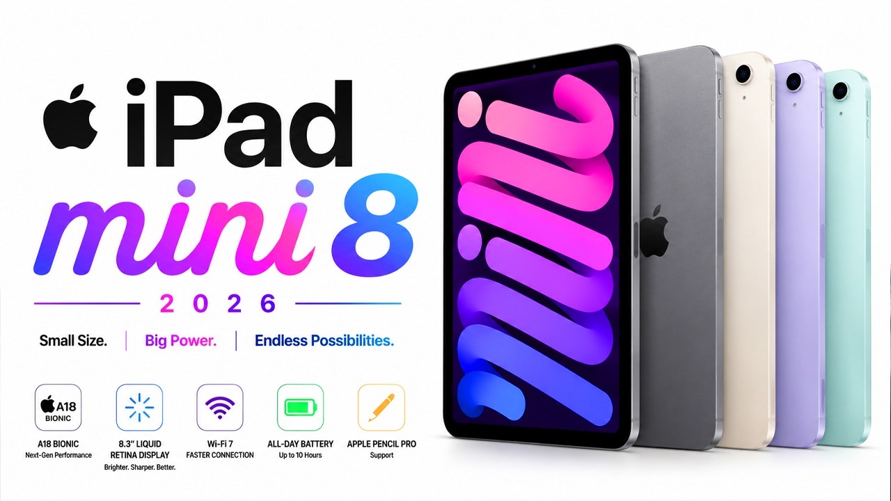iPad Mini 8 2026 LEAKS Are Here! Apple's Biggest Mini Upgrade Yet