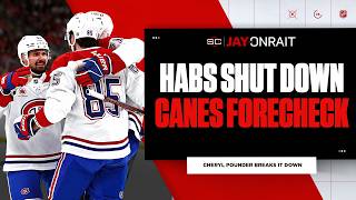 ‘Habs pace didn’t allow Canes to get to forecheck’: Pounder on Canadiens’ Game 1 win