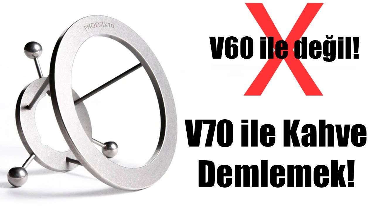V60 İle Değil, V70 İle Kahve Demlemek! Phoenix70 Dripper!