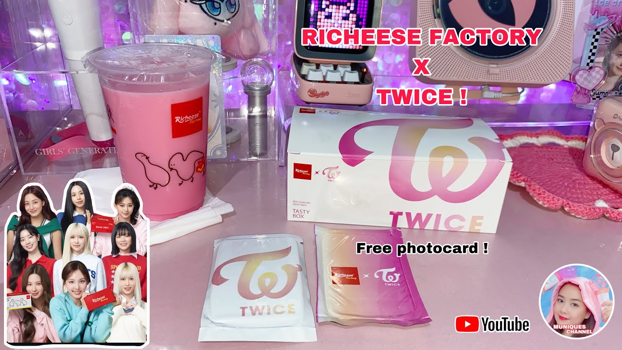 Richeese Factory x TWICE Collaboration of Indonesian and Kpop