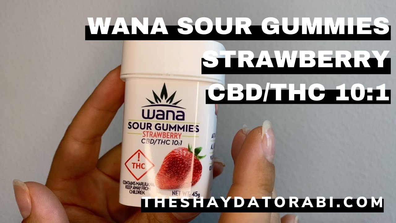 WANA STRAWBERRY GUMMIES 10:1 RATIO CBD/THC