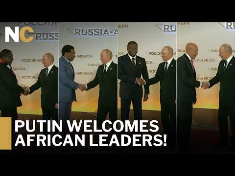 Putin Hosts Official Welcome Ceremony for African Leaders | Russia-Africa Summit 2026 | AC1Z