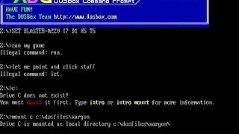 ADG Filler #4 - DOSBox Command Prompt
