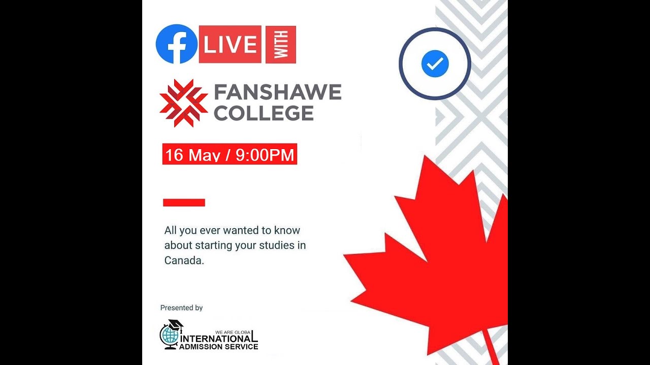 International Admission Service Fanshawe College Facebook YouTube