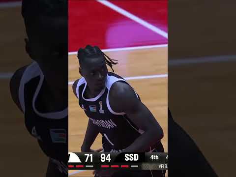 Showtime from South Sudan in the #FIBAWC Qualifiers 😮‍💨🇸🇸