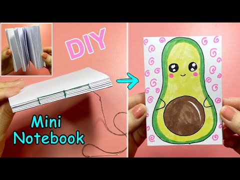 Video Cách làm sổ tay hình quả bơ | Hướng dẫn làm sổ tay... - youtube