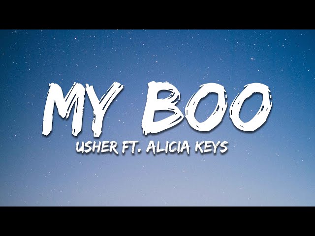 Usher - My Boo (Lyrics) ft. Alicia Keys class=