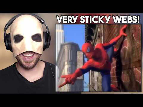 Really Sticky! -YTP Spider Man Loves His Sticky Hands Reaction!