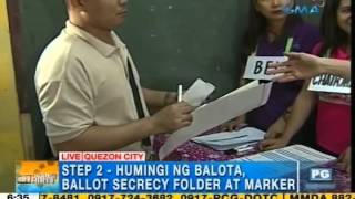 Step-by-step process ng pagboto sa voting precinct, itinuro sa ‘Unang Hirit’