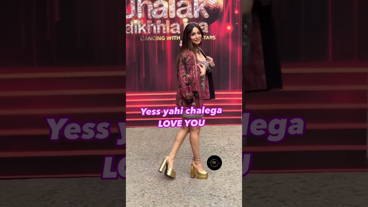 Malaika Arora's Glamorous Presence: Paparazzi Captures Her at Jhalak Dikhhla Jaa Set