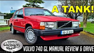 Not a BRICK but A TANK Volvo 740 GL REVIEW & TEST DRIVE