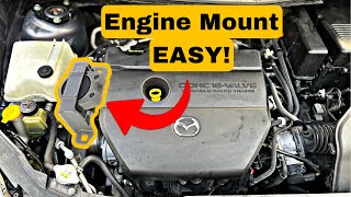 Mazda 5 2.3L Engine Mount Replacement, Vibration Noise Fixed!