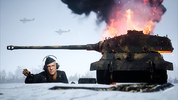 Post Scriptum King Tiger under Pressure  - 4K