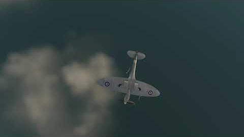 DCS World WW2 | Spitfire IX vs FW190 Rolling/Flat Scissor fight COLLISION