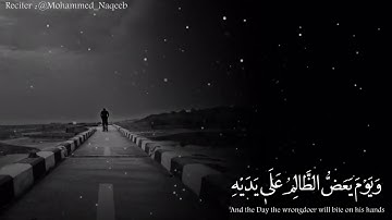 حالات واتس اب دينية /آيات من القرآن الكريم /بصوت القارئ الشيخ محمد النقيب