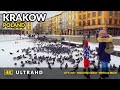 4K Winter Kraków Poland #1 ❤️ Walking in Royal Route January 2021