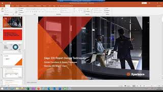 ERP - Sage 200 Report Design Techniques