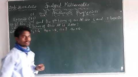 Karnataka SSLC mathematics on ARITHMETIC PROGRESSION exercise 1.2