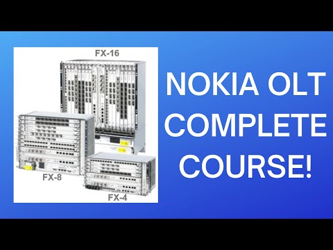 BECOME A NOKIA OLT EXPERT WITH MY COMPLETE COURSE IN ENGLISH!