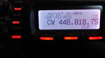 My yeasu ft-857d secret menu settings