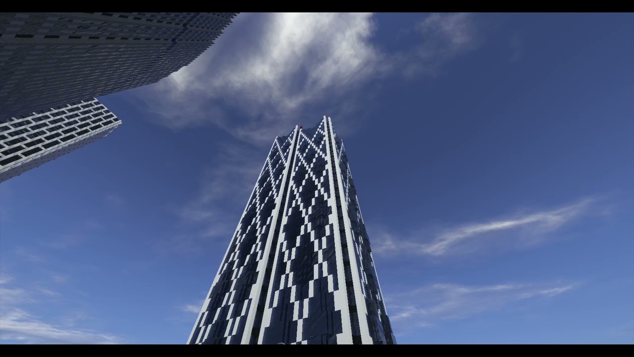 A Minecraft Movie 2025 CIBC Square In Toronto Minecraft World