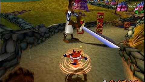 Crash Bandicoot: Warped - Level 15: Double Header (100%) #2