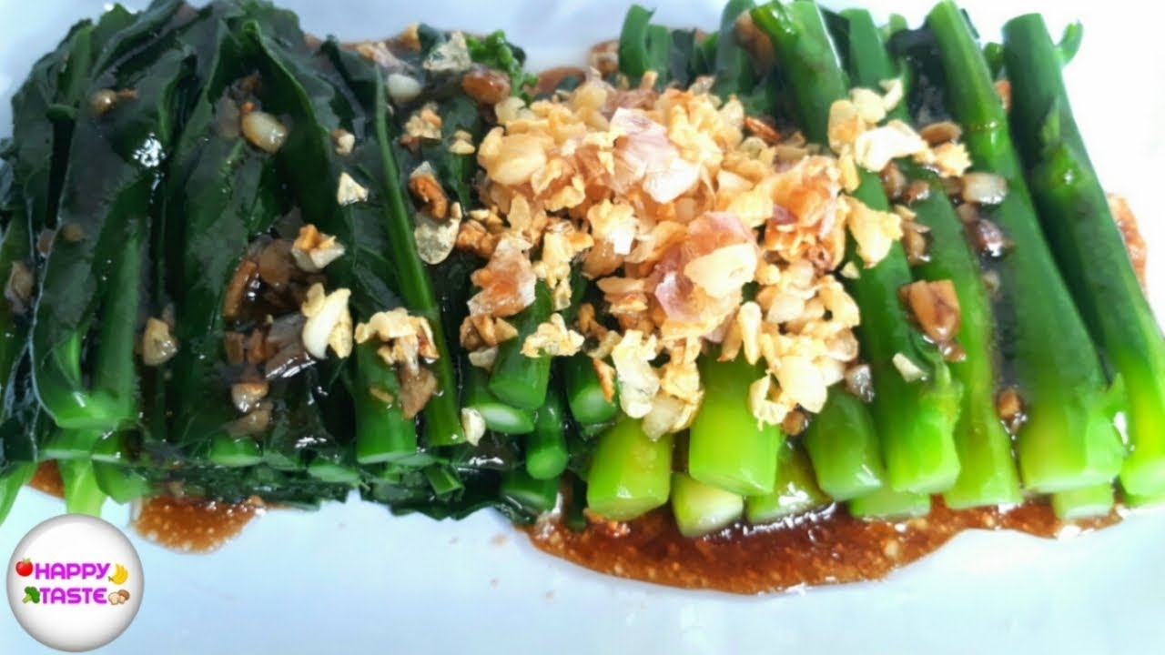 แจกสูตรคะน้าน้ำมันหอยMK ทำที่บ้านก็อร่อยทำอาหารง่ายๆ Chinese Kale