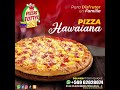 Flyer Animado Pizza Hawaiana