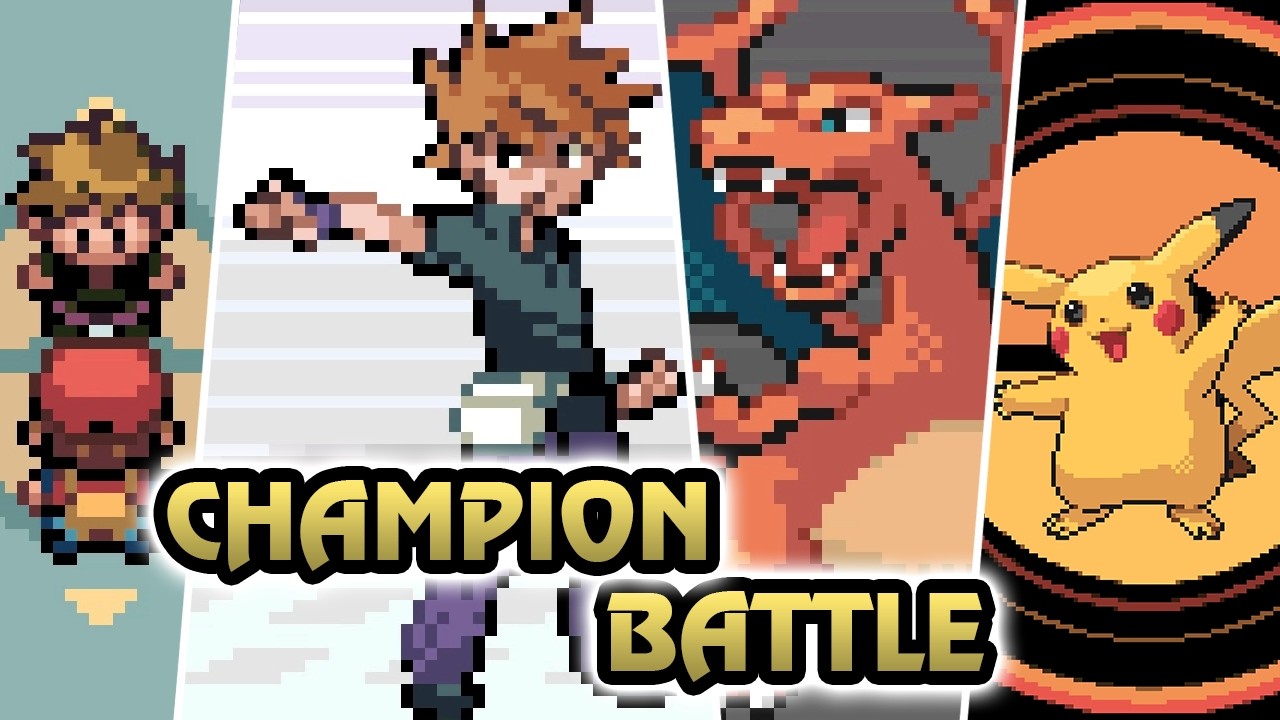 Pokémon Fire Red & Leaf Green ⸱ Champion Rival Battle & Ending (HQ)