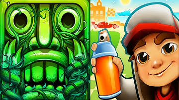 Temple Run 2 Lost Jungle VS Subway Surfers Monaco Android iPad iOS Gameplay