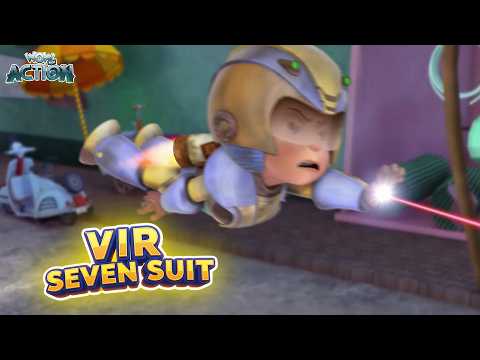 Vir The Robot Boy | Vir Ne Jakhmi Halth Mai Ki Ladai | Vir Seven Suit Compilation | Wow Action
