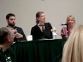 Buffyverse Panel Funny Moment - Amber Slips Aly the Tongue!