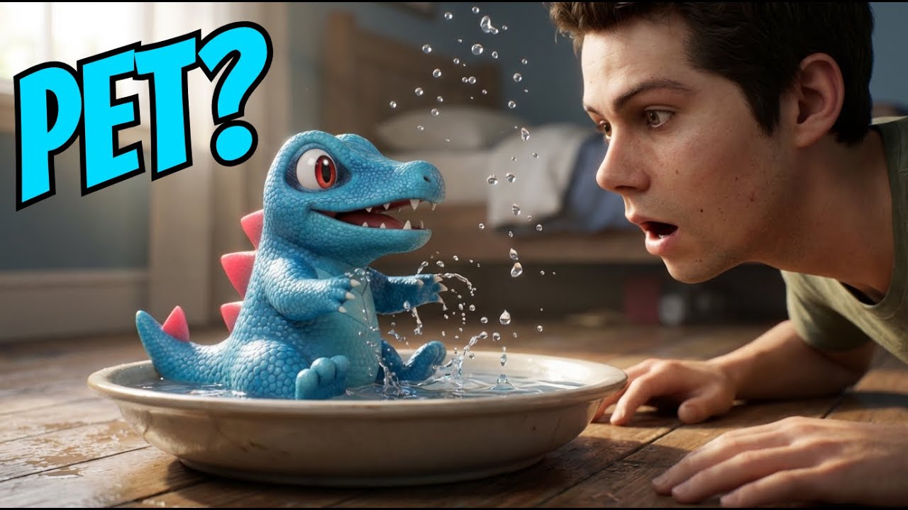 Я смоделировал появление детеныша Тотодайла в реальной жизни | Дикий Покедекс