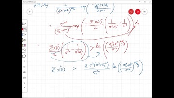 Lecture 13: Random Signal Detection