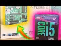 Как установить процессор на материнскую плату | Установка процессора Intel core i5 9400F