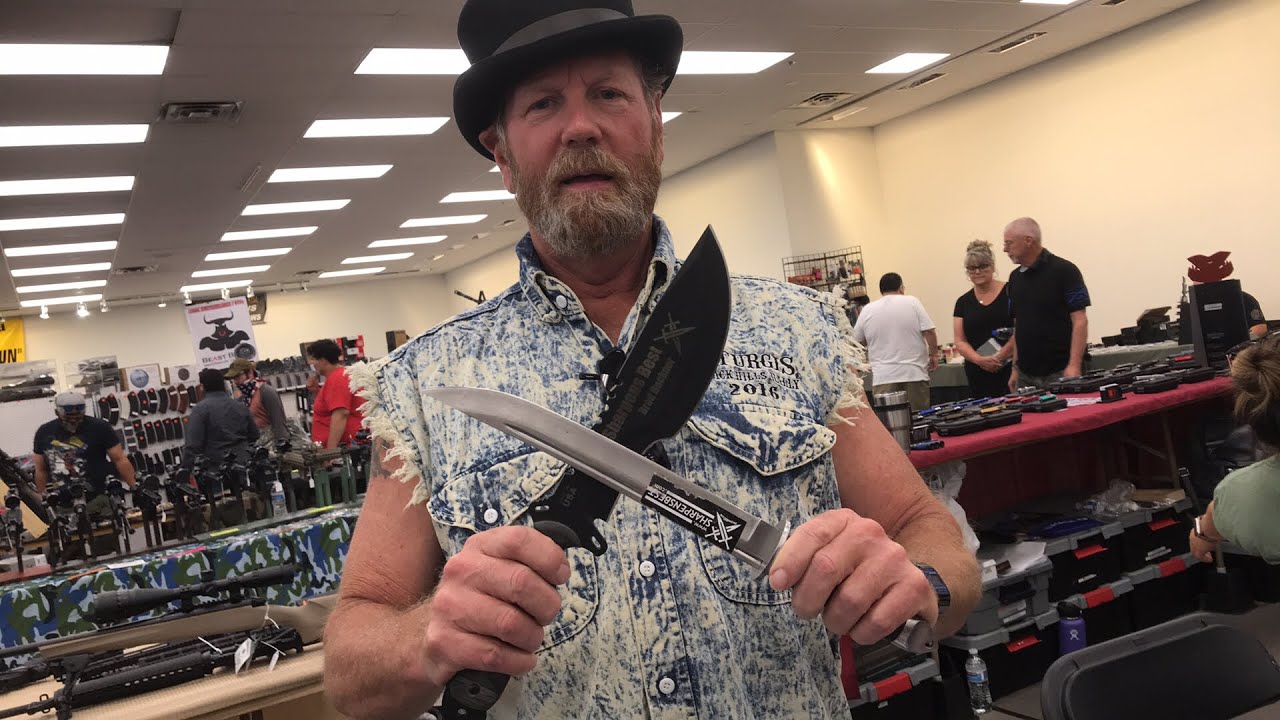 Live at the Gun Show with Knife Sharpeners 