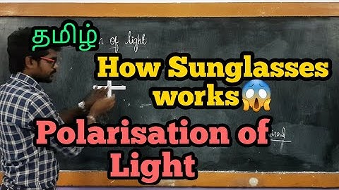 Polarisation|Unpolarisation|Light|Physics 12|Tamil|MurugaMP