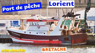 Chalutier ; Port de Pêche de Lorient Kéroman ; Fileyeur ; Rade ; Morbihan ; Bretagne Sud ; France