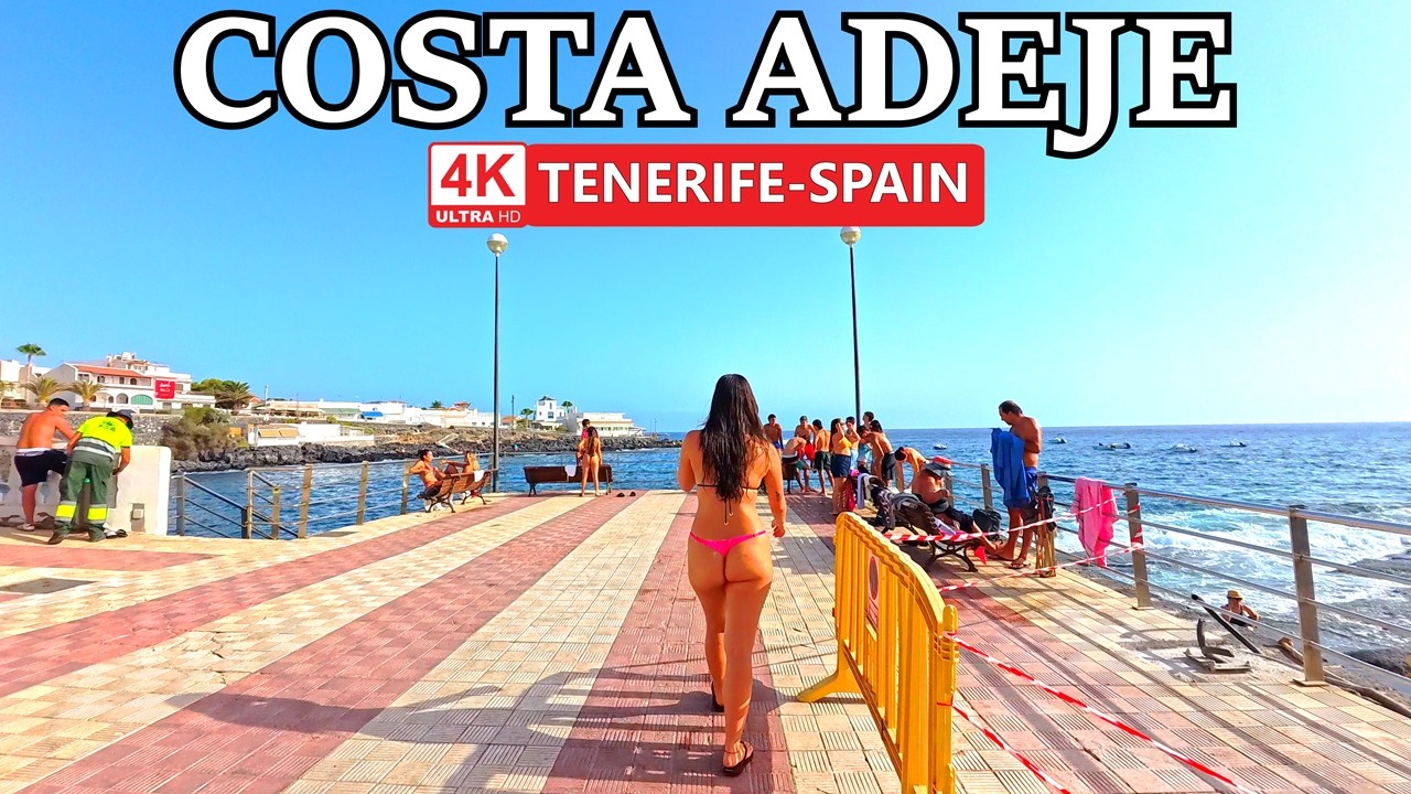 TENERIFE - COSTA ADEJE | Lively Summer Vibes & Great Weather 🌞 4K Walk ● Sep 2026