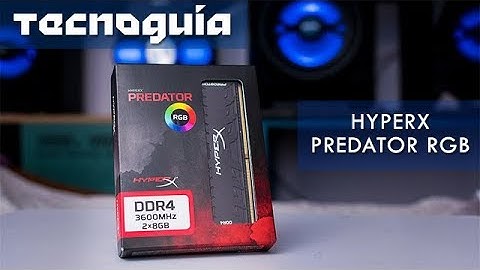 HyperX Predator RGB 16GB 3600Mhz DDR4 - Unboxing