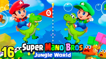 Best Game Like Super Mario Super Mano Bros - Jungle World Android ios Gameplay Part 16
