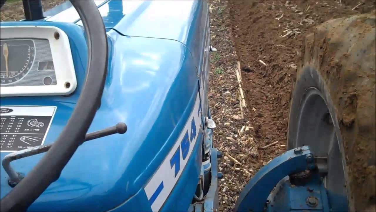 Ploughing with a County 754!