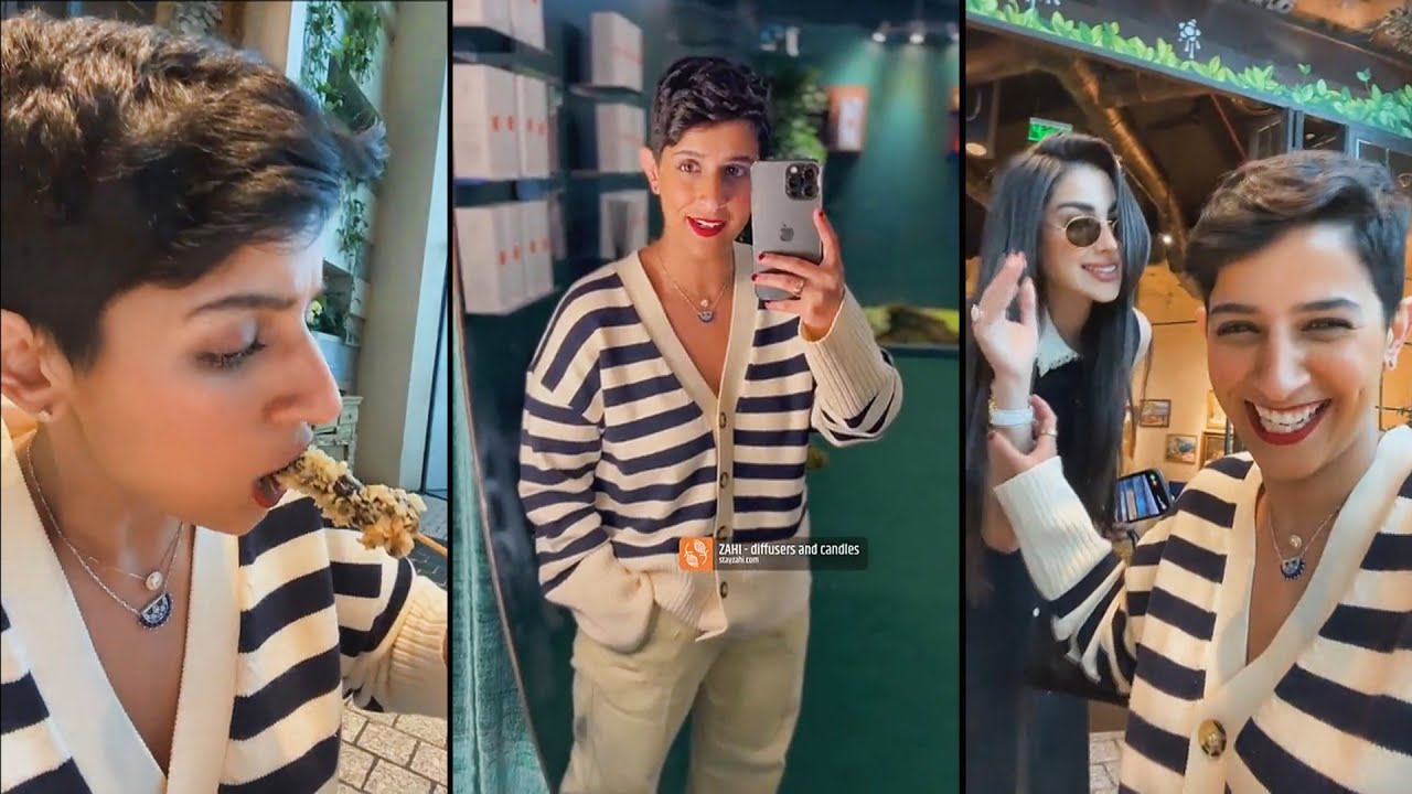 نوره العميري رايحة ثري سكستي مع زينب العلون تتغدى وتشتري نقصات لرمضان❤️