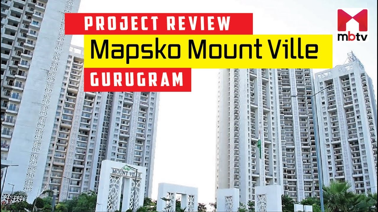 Обзор проекта Mapsko Mount Ville, Гургаон, 3-комнатная квартира-образец 