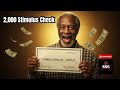 🗞️💵 BREAKING: $2,000 Stimulus Check—What You Need to Know! 🚨✨