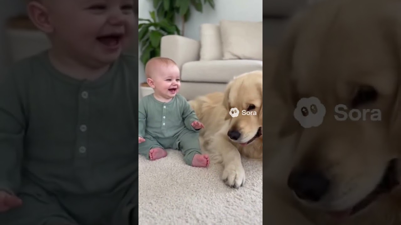 Baby Laughs Hysterically at Dog Sneezing 😂 | Funniest Baby Reaction Ever!