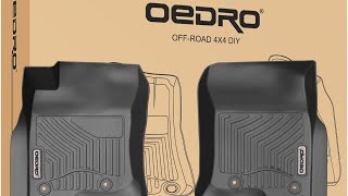 Add me https://www.facebook.com/sevagm this is an honest comparison
between weathertech and oedro. i like the weathertech’s coverage /
protection more but yo...