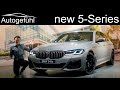 new BMW 5-Series Facelift FULL REVIEW M Sport driving 545e PHEV 2021 - Autogefühl