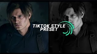 TIKTOK STYLE PRESET ALIGHT MOTION ✨